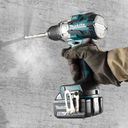Taladro Percutor Makita 18V 100% Original de Fábrica + 2 Baterías + Cargador y Maletín